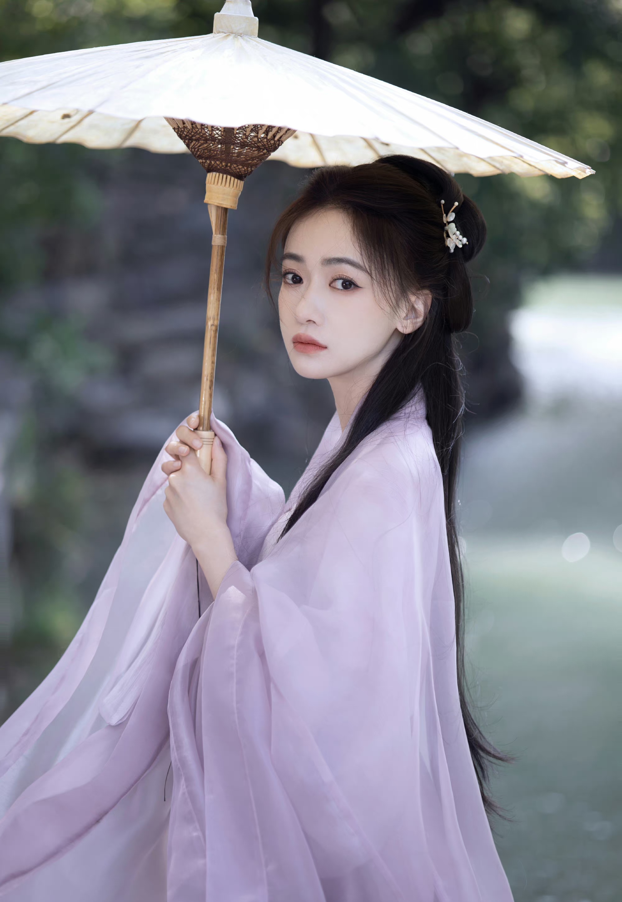 古装写真清丽温婉,楚楚动人,美女还是少拍点于正的剧吧!