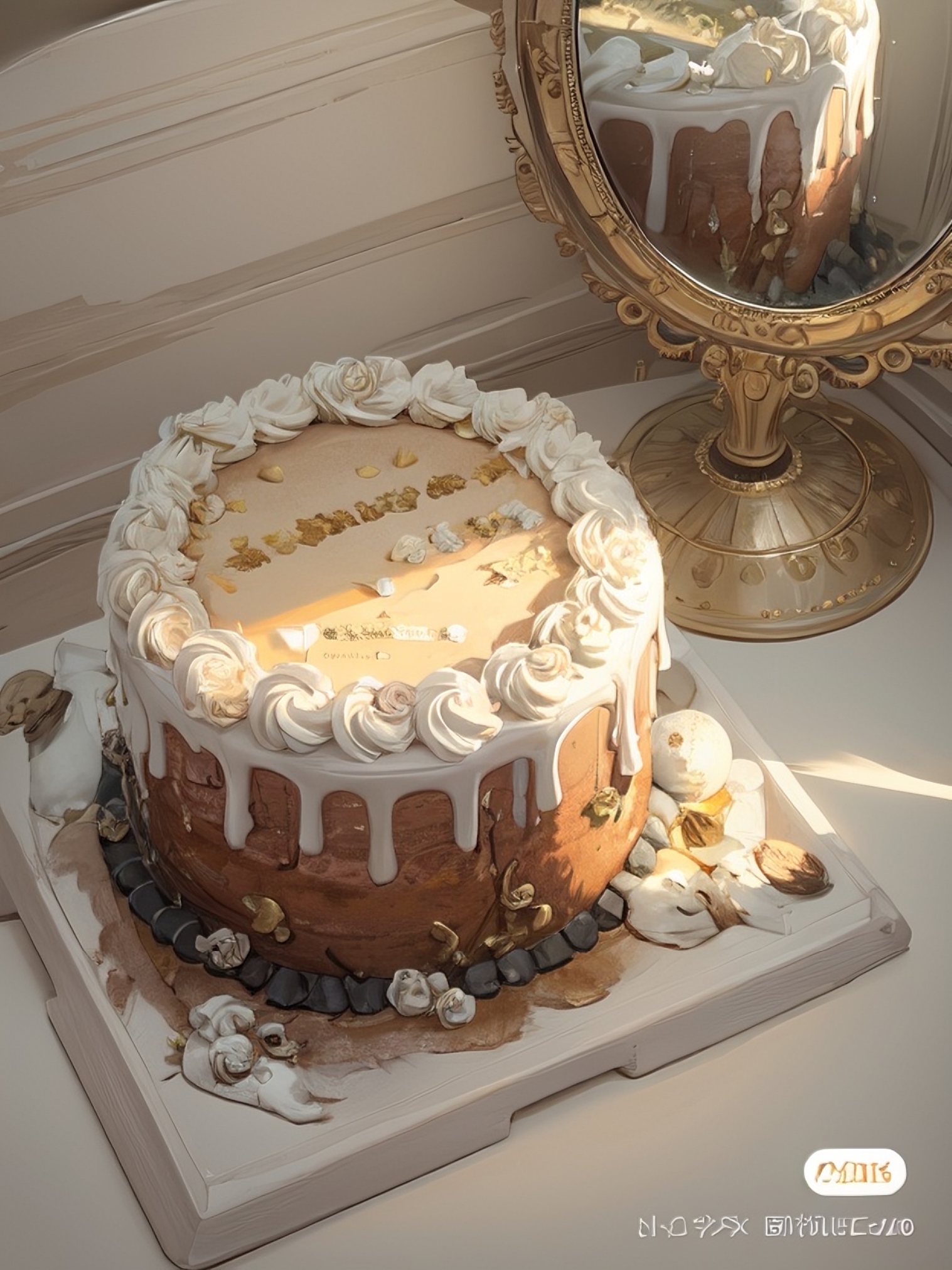 蛋糕甜品# 那就让蛋糕更浪漫一点