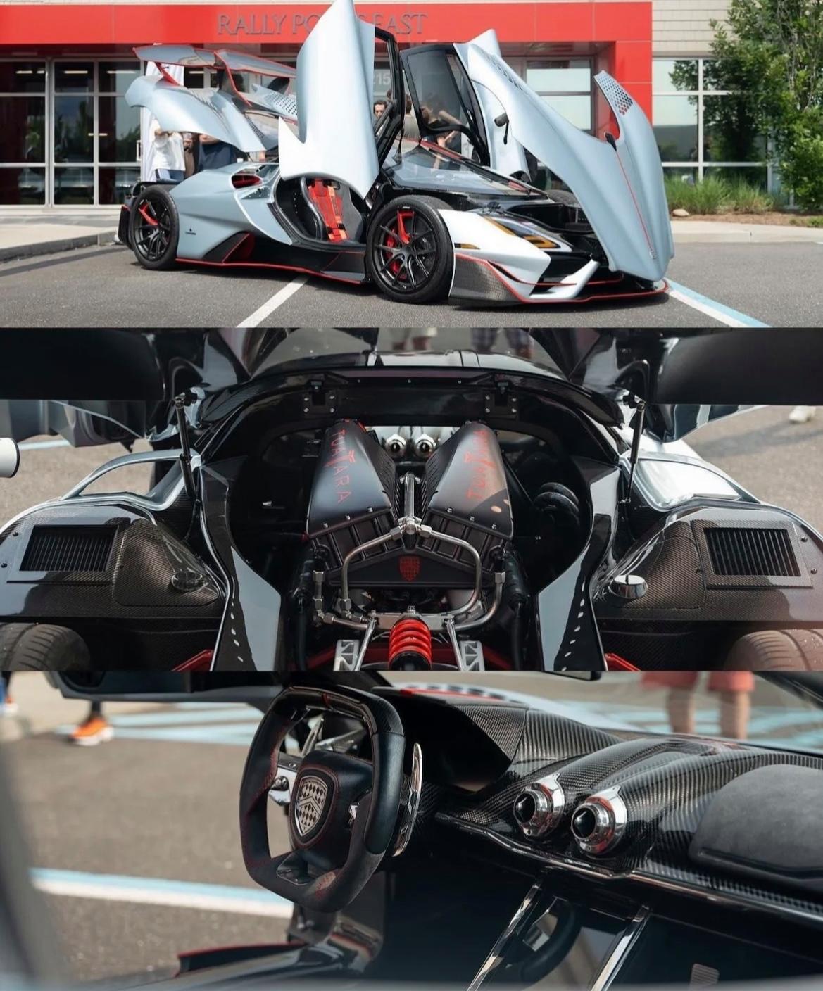 西尔贝tuatara,这款超级跑车以其7.