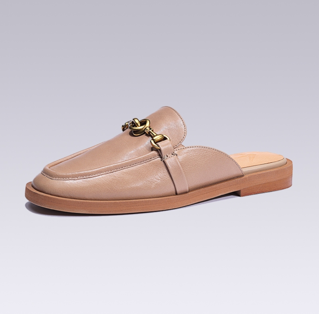 里斯杰卡,chris&jackie新款名媛洋气时尚穆勒女拖鞋22a09b-01#乐福鞋