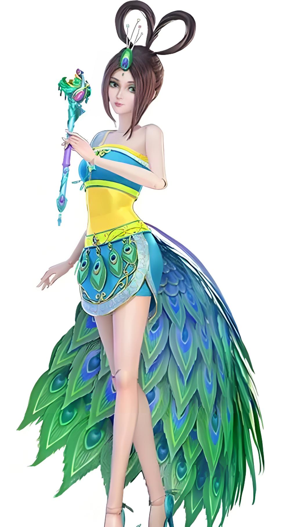 蓝孔雀,叶罗丽仙境的圣级仙子,封印仙境和人类世界的大门的六位仙子之