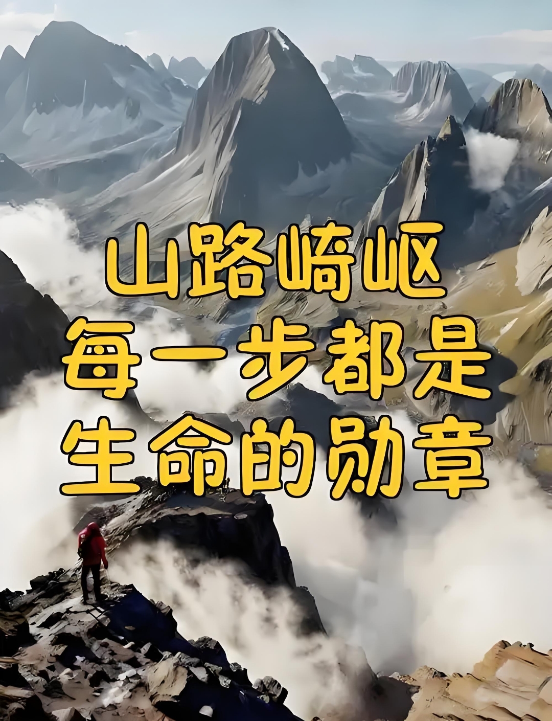 没有翻不过的山,每一步攀登都在缩短与峰顶的距离