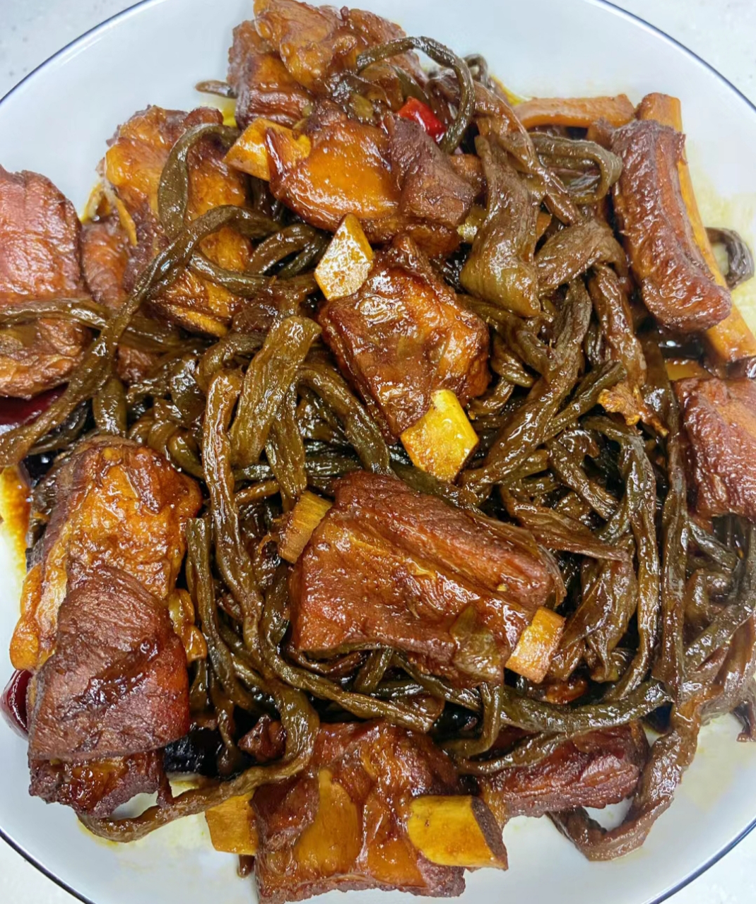 妈妈给的干豆角几年了,都不知道怎么做好吃?