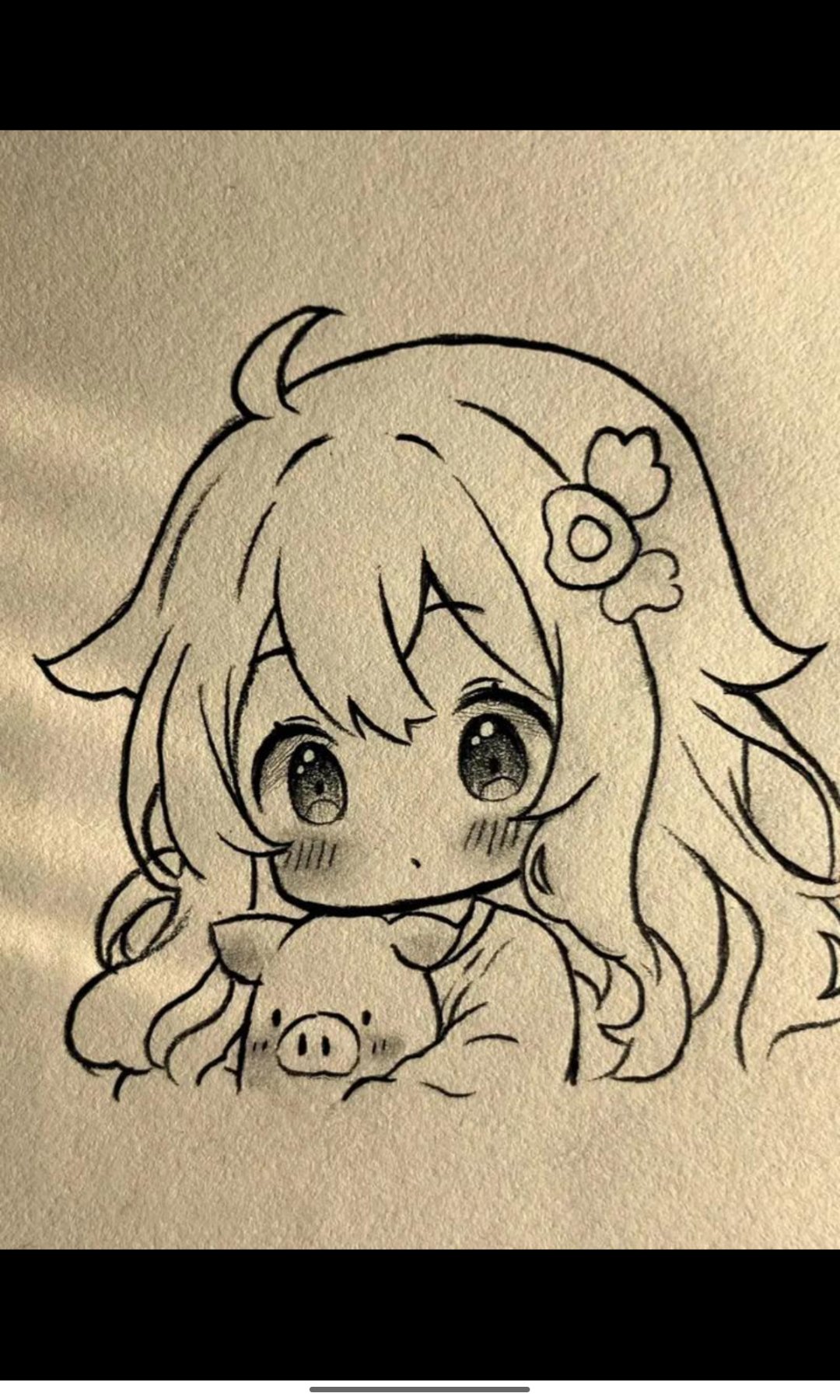 "这画真可爱,小猪抱着超萌的!