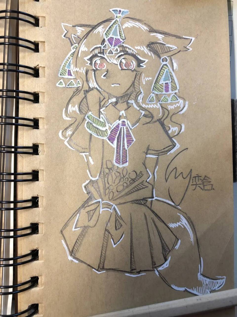 唔,西西娅小公主～ 画法模仿安安姐姐哈--- 这样画真的很顺手呢!