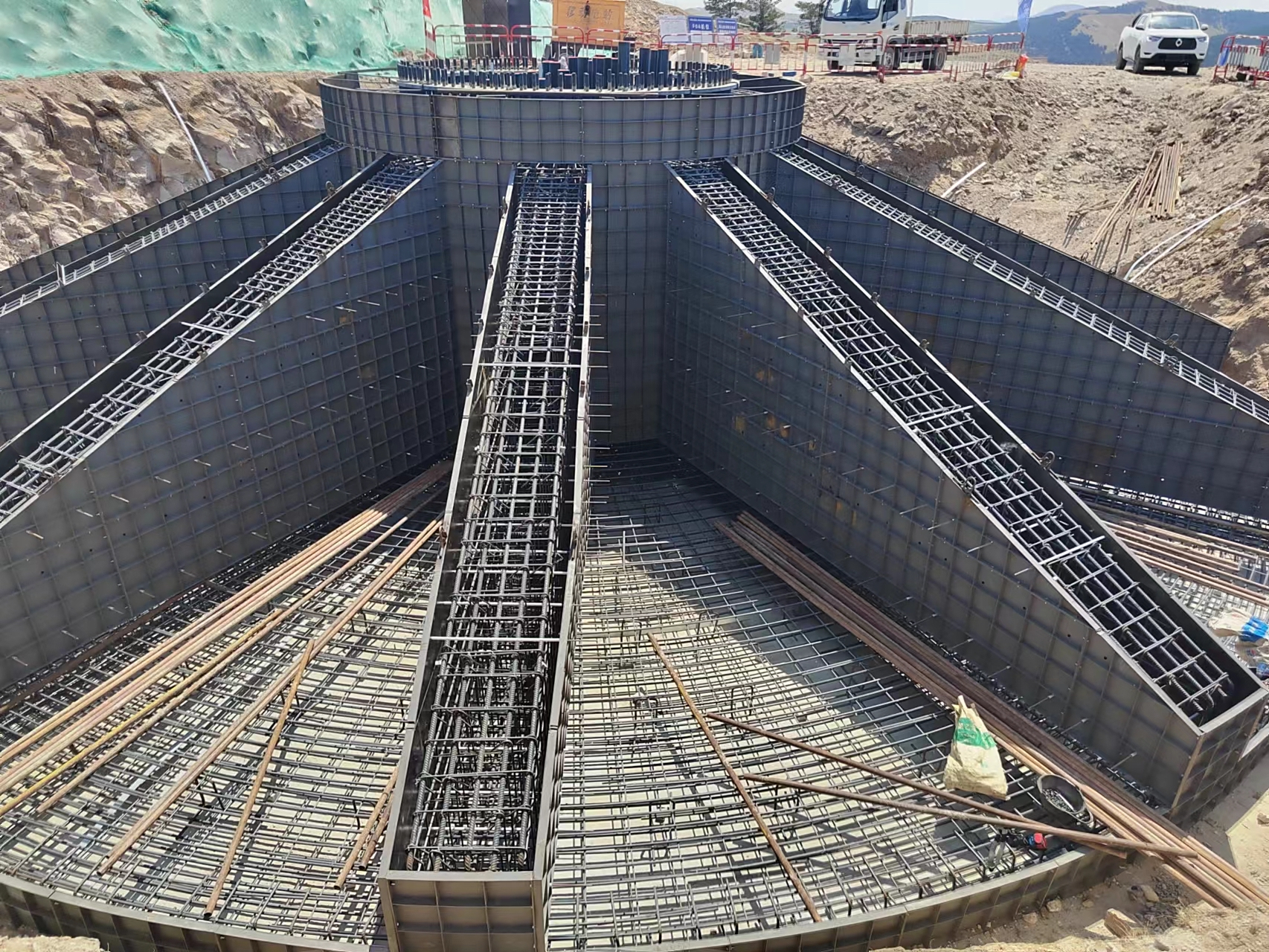 米字梁风电基础模板