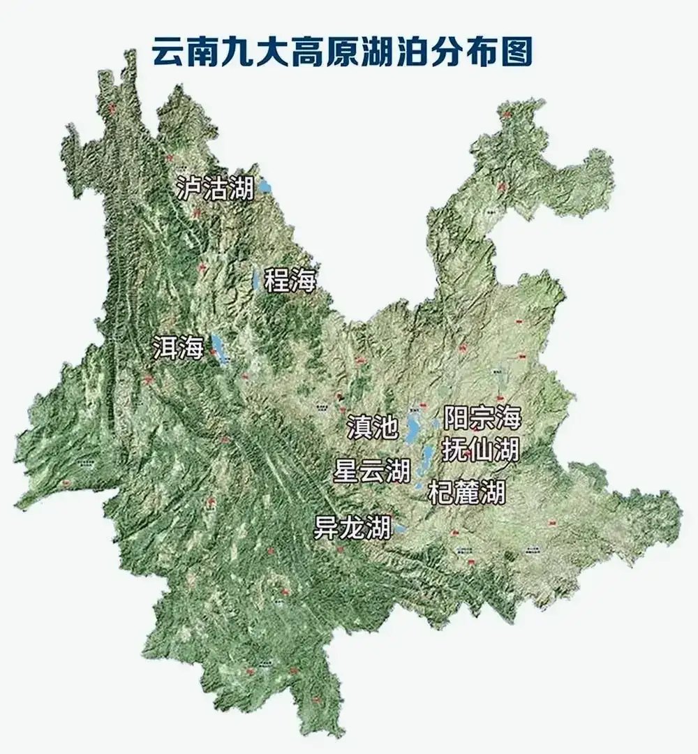 滇池水系图图片