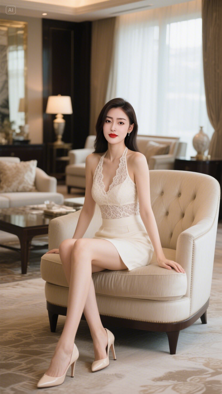 在奢雅空间,她是明艳焦点