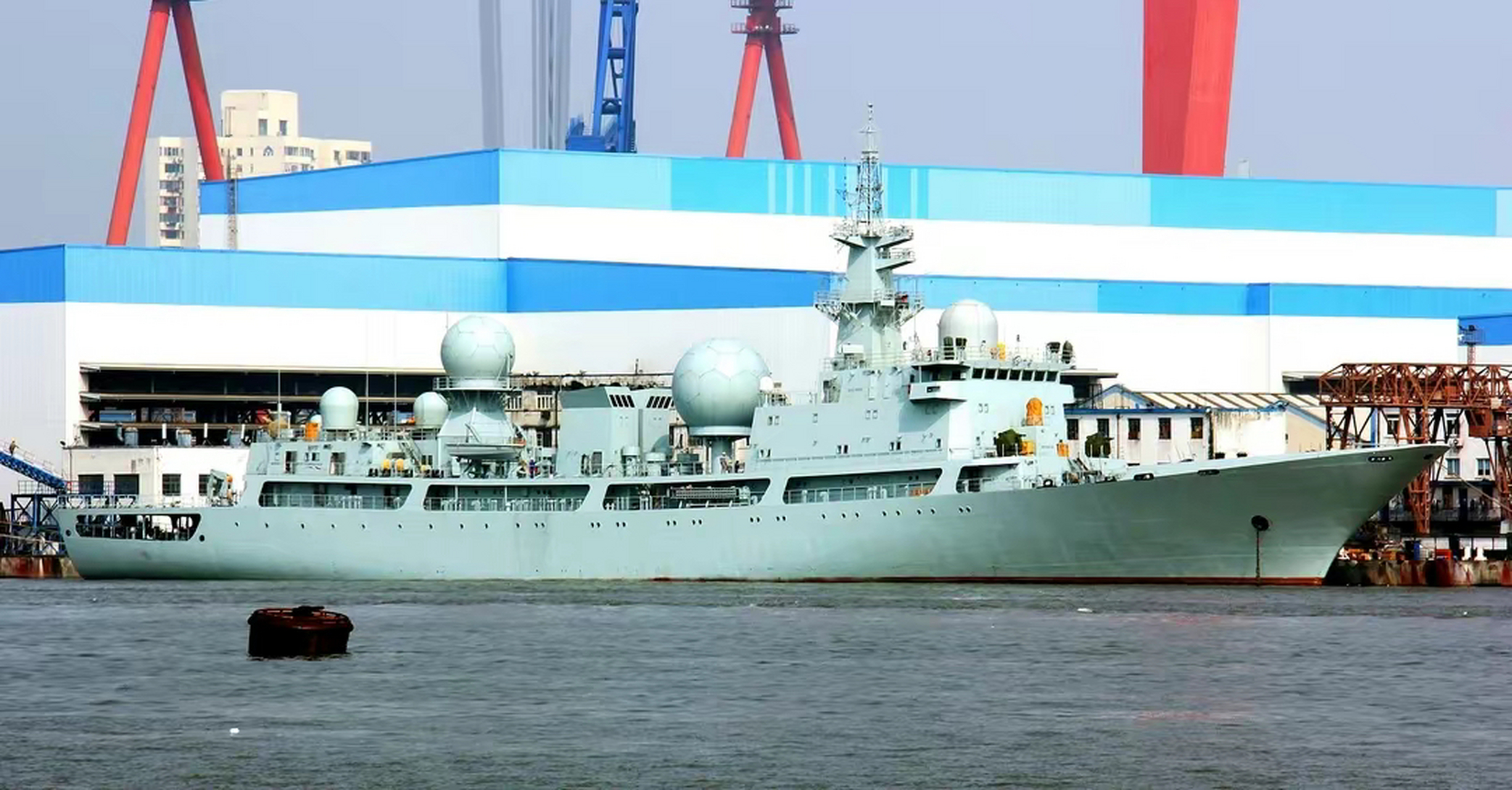 开阳星号电子侦察船,是我国自行研发的新一代电子侦察船