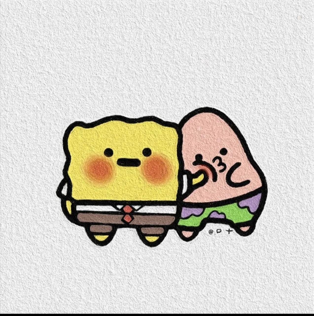 海绵宝宝简笔画,懂了吧!