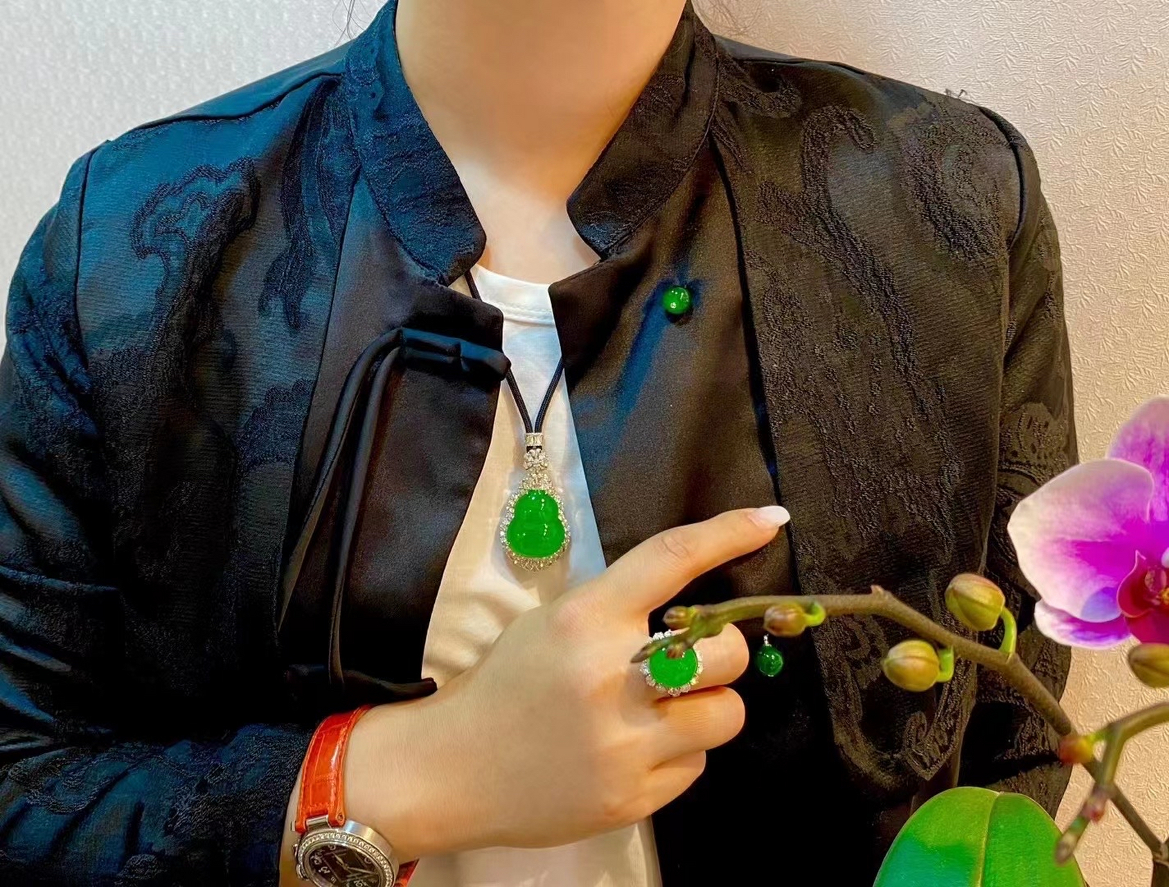 翡翠珠宝# #翡翠# 点我头像看直播哦!