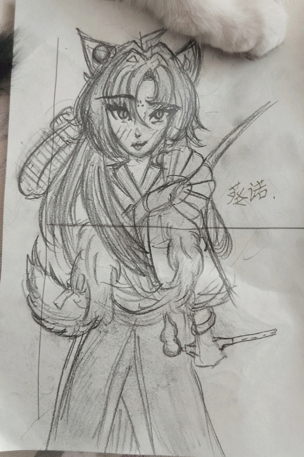 崩别介意啊[吃瓜]图二和图三是我家小猫,给它弄个拟人(成年后的样子)