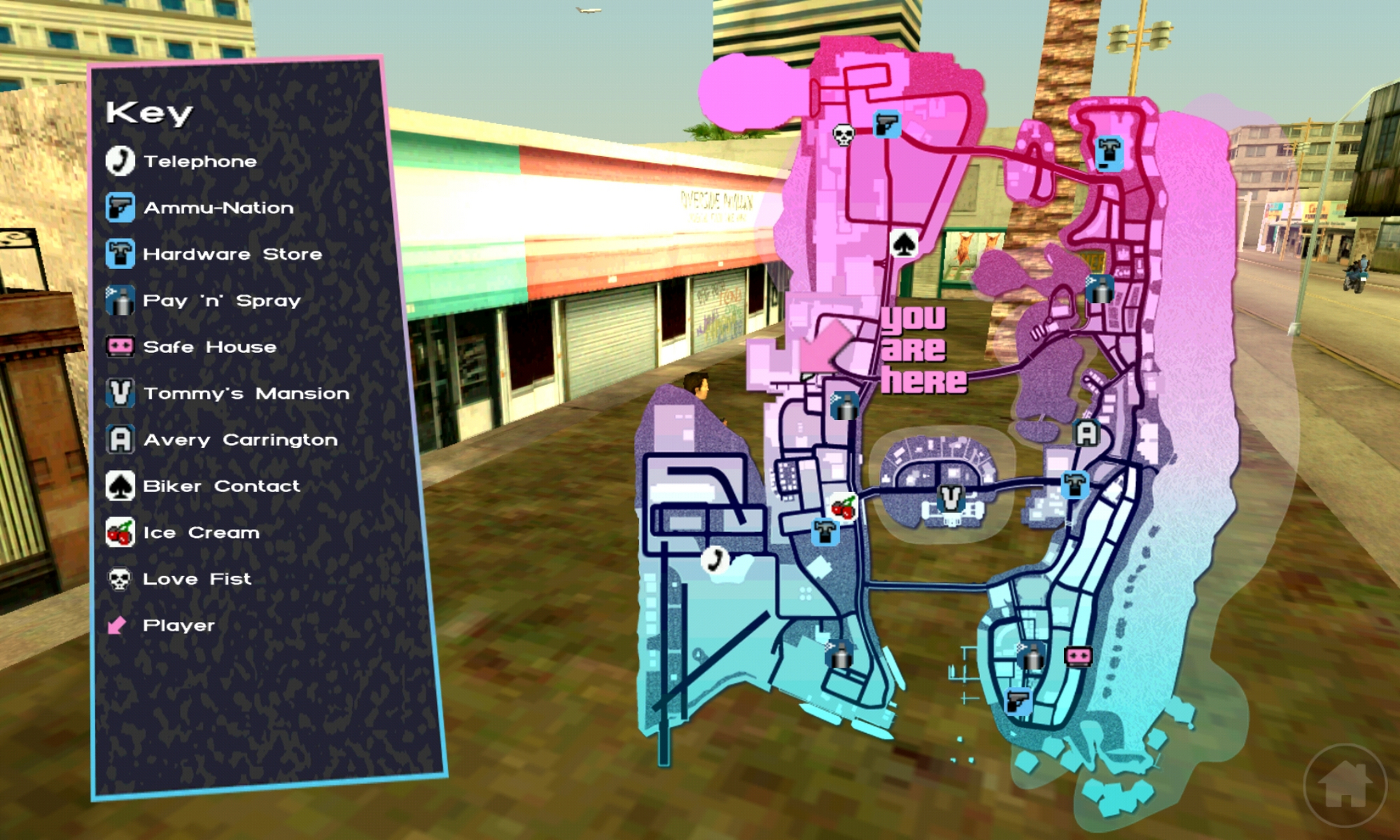 罪恶都市恐怖彩蛋之一 西岛人肉店,棺材铺,缺了个胳膊的骷髅