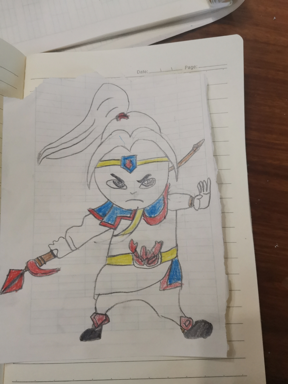 赵云简笔画帅气