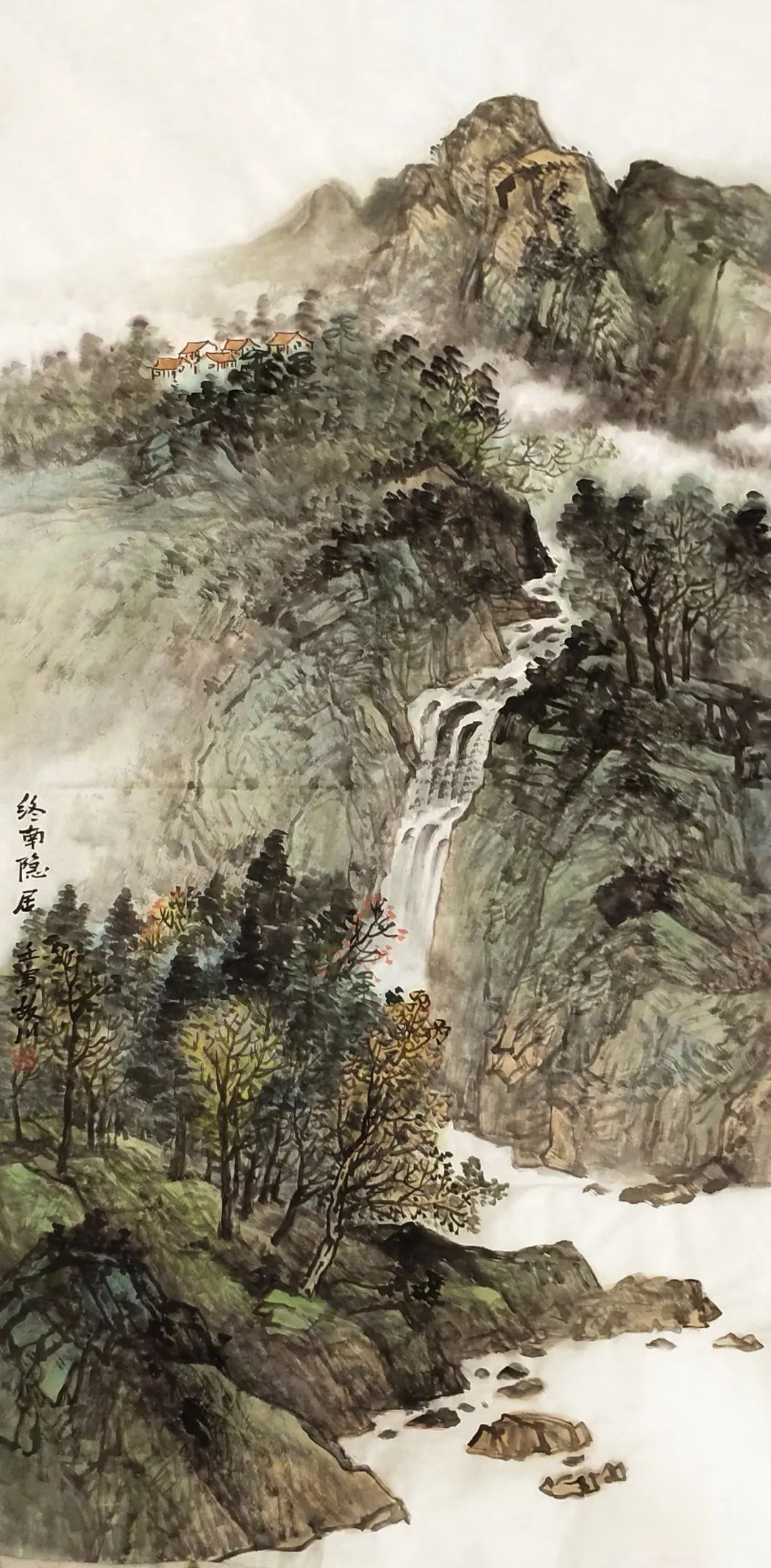 郭画的山水作品受佛学影响,追求禅意思想的空灵,这使其画作中蕴含着一