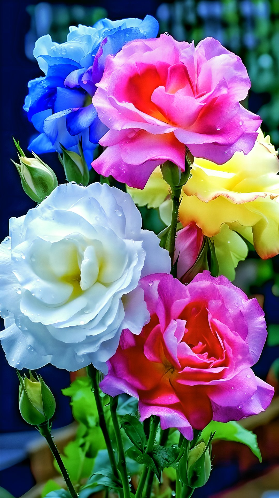 哇,这些花朵的颜色真是太鲜艳了!#花都开好了