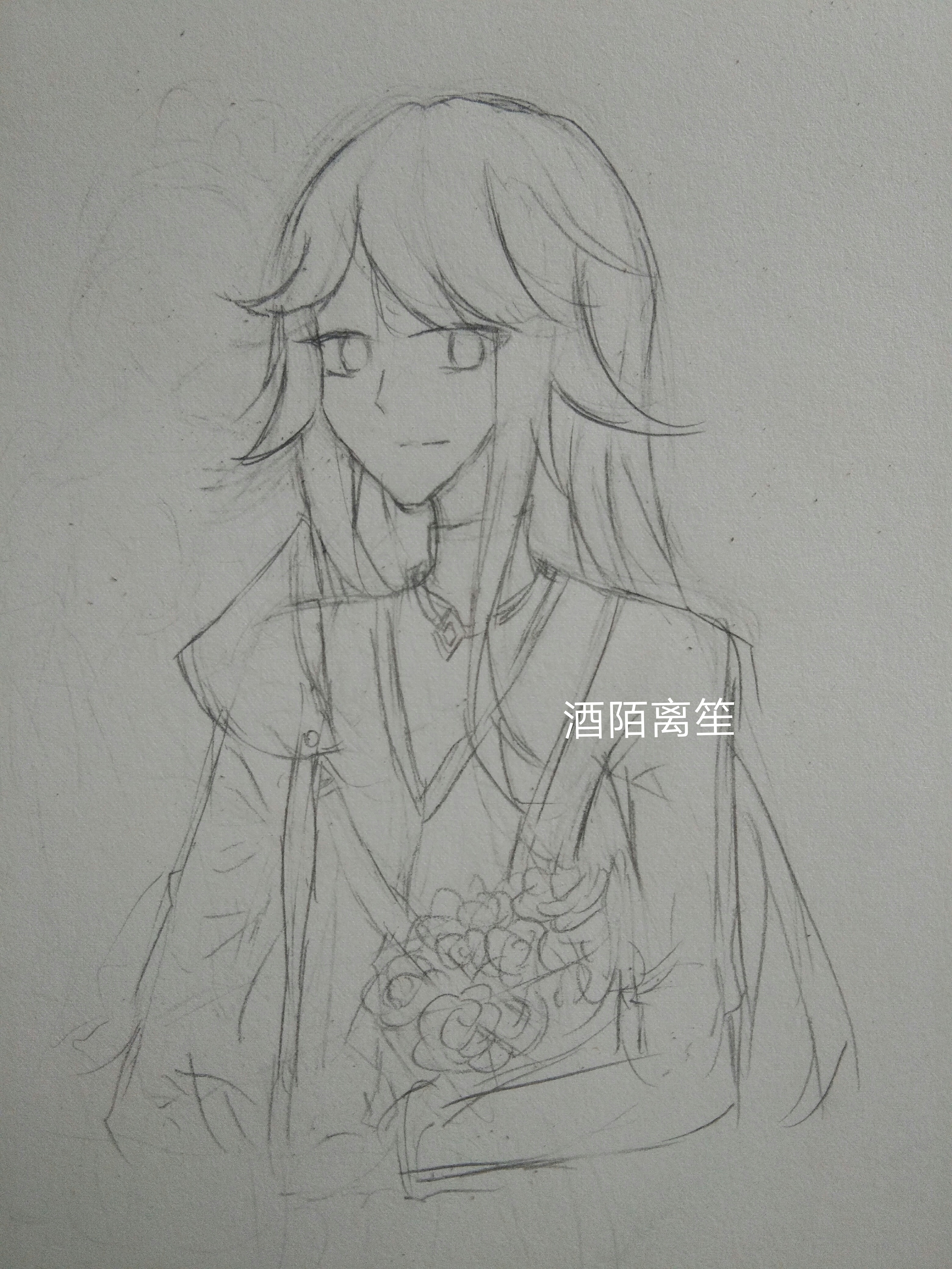 画了伊赛德斯,还只是半成品,交友扩列中.#二次元专属交流地