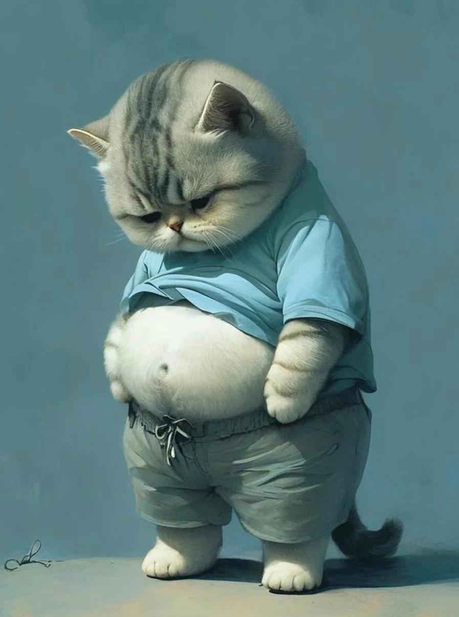 "肥猫"这称号对它来说那可真是太贴切了!#热点引擎