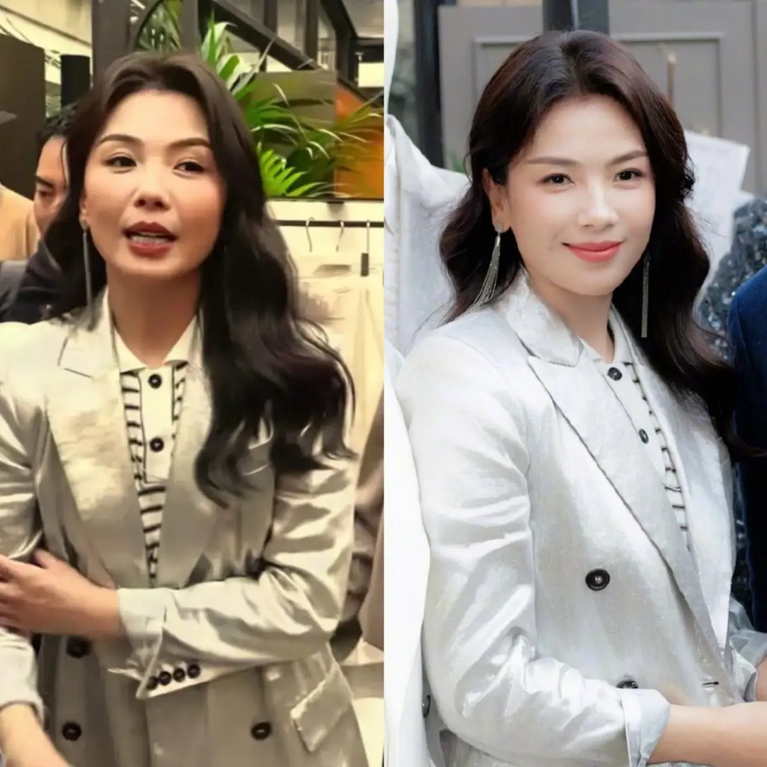 春节出行刘涛跟谁长的像路人撞脸刘涛的路人照片明星原图和精修图