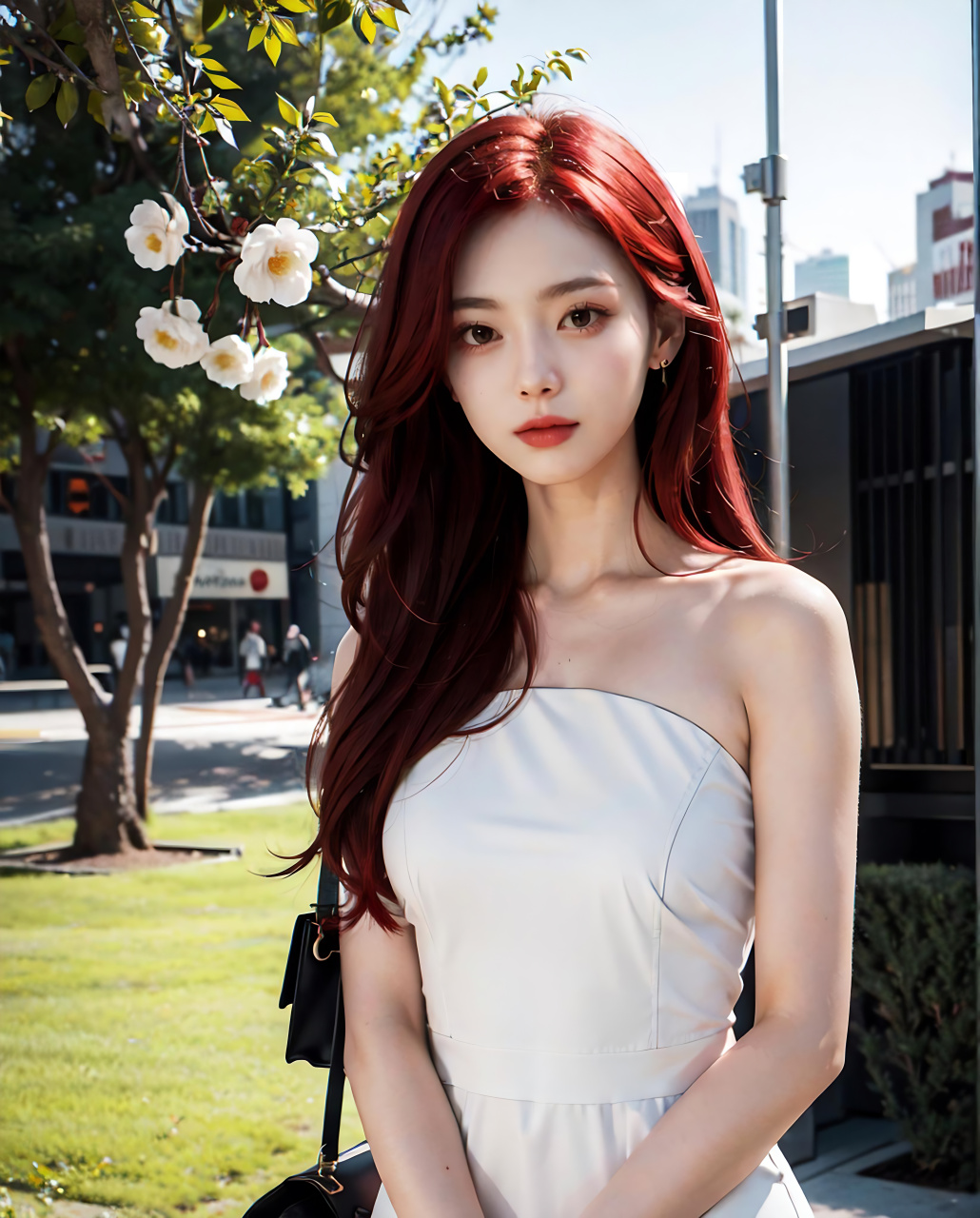 偏向欧美风格的ai美女,还是我们东方女性的脸好看.