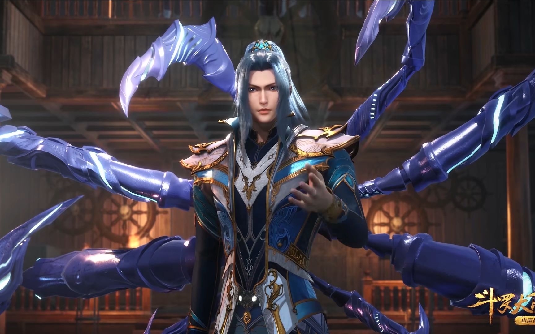 唐三八蛛魂骨进化史:第1次紫色,在参加学院精英大赛前,在天斗皇家学院