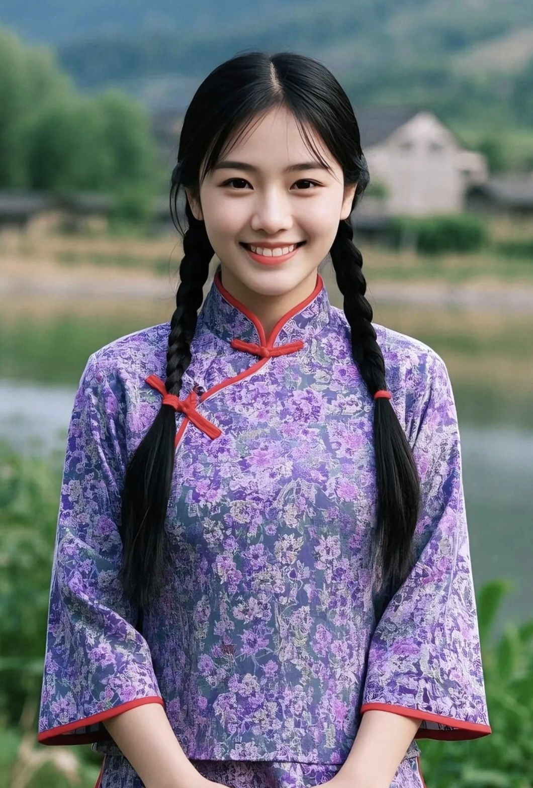 有村民说,小芳那大眼睛,水灵灵跟会说话似的,辫子粗得像小胳膊,性格