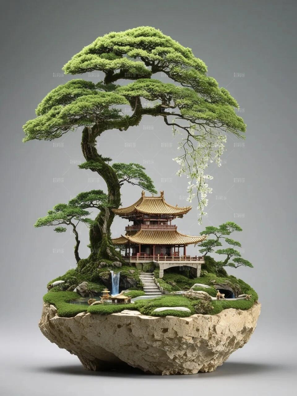 微缩园林,尽在掌心@朋友,点个赞,愿你生活如这盆景,精致美好!