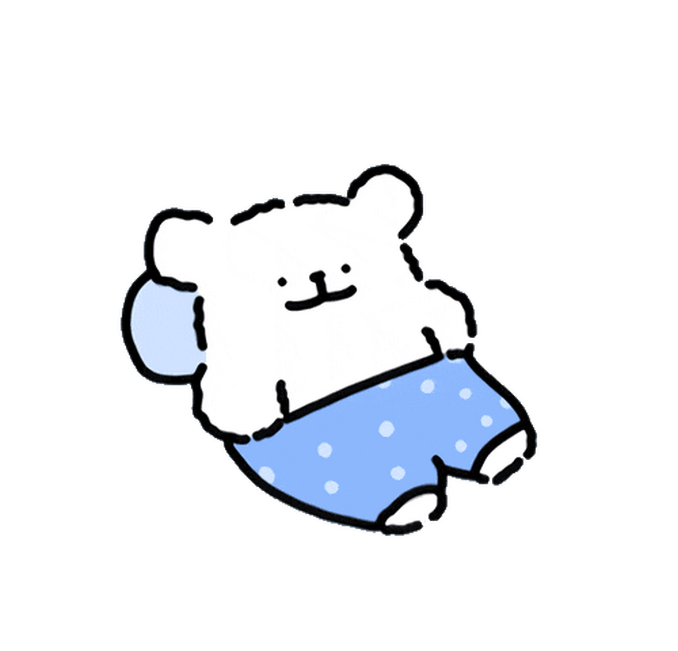 线条小狗动态表情包 3