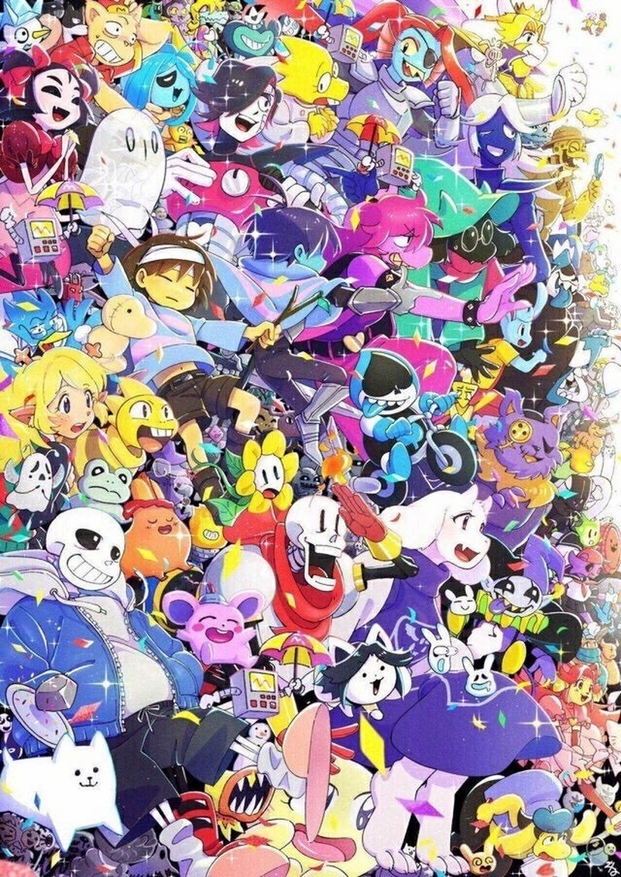 传说之下#  *我是画画不好的余白 *星星眼战队厨,邪骨团吹一个 *热爱