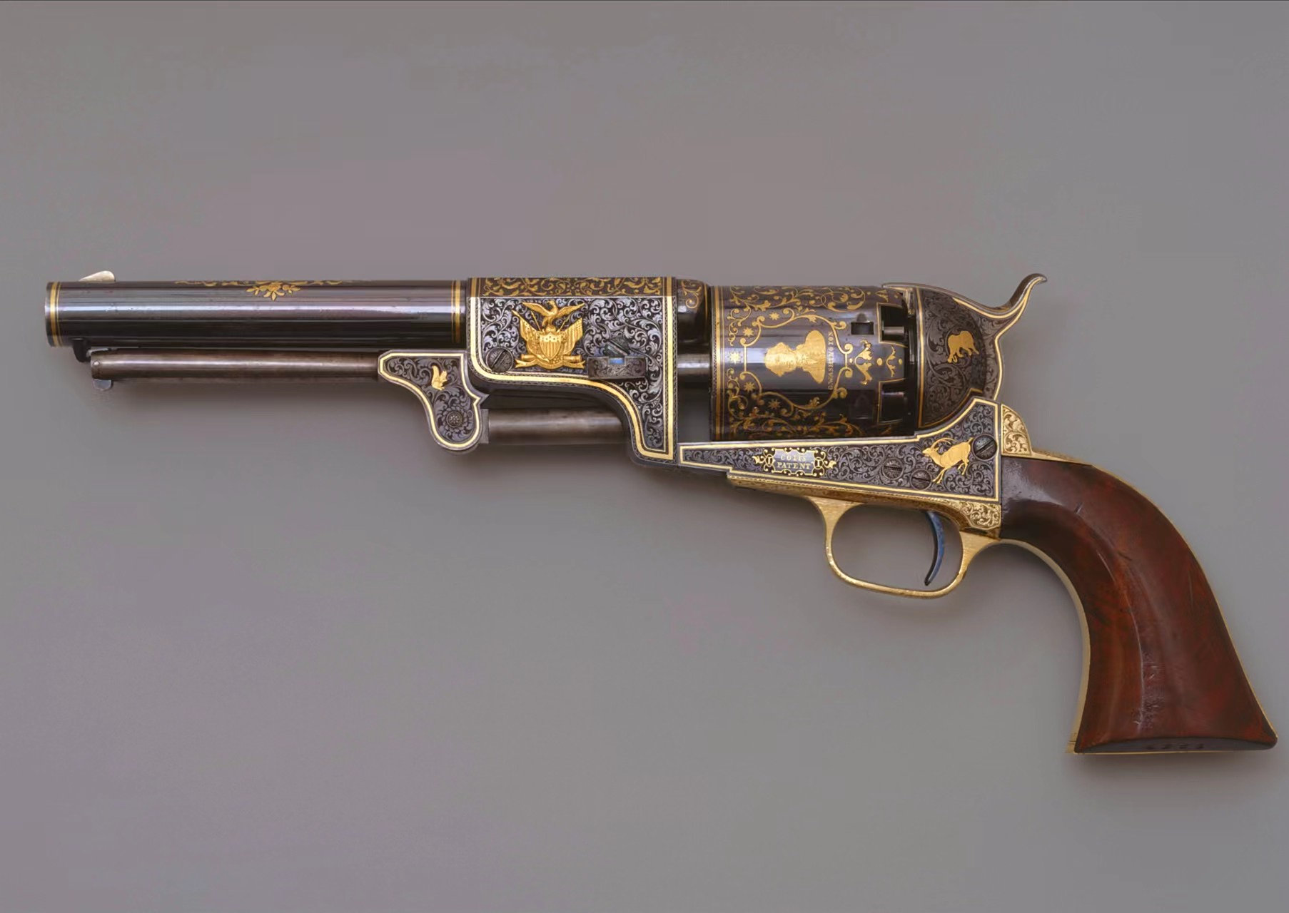 左轮手枪的发明 塞缪尔61柯尔特(samuel colt,1814-1862 年)是美国