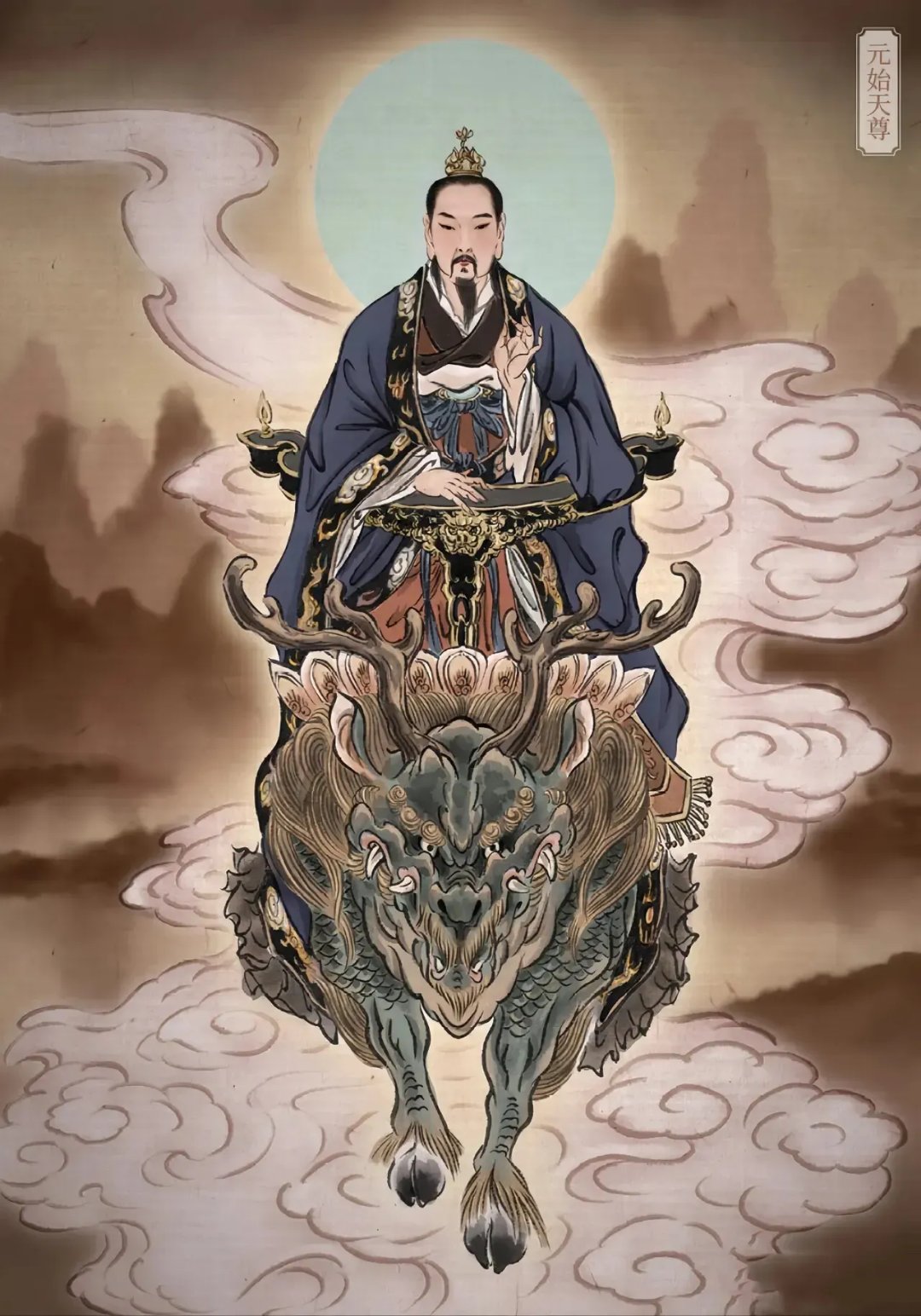 西游记中玉帝既不能"宣"也不能"调"的两尊大神:  1,元始天尊,拥有与