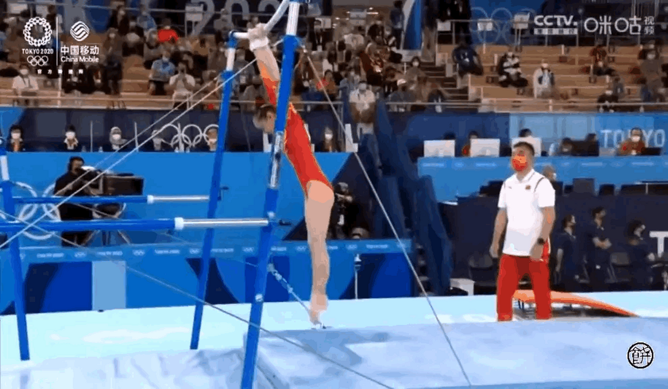 2020东京奥运会#  芦玉菲掉杠之后站起来后第一句话
