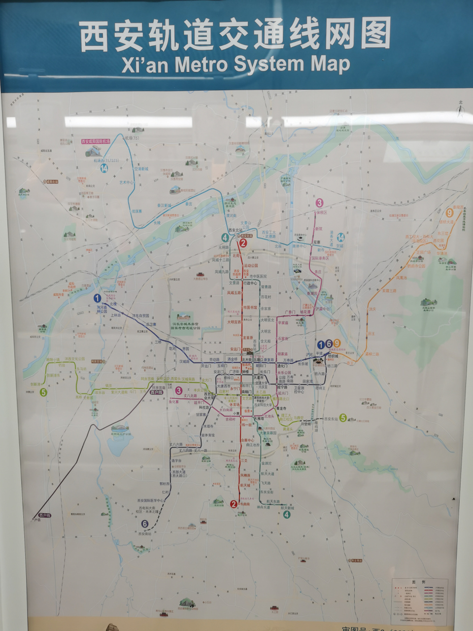 渭南地铁线路图图片