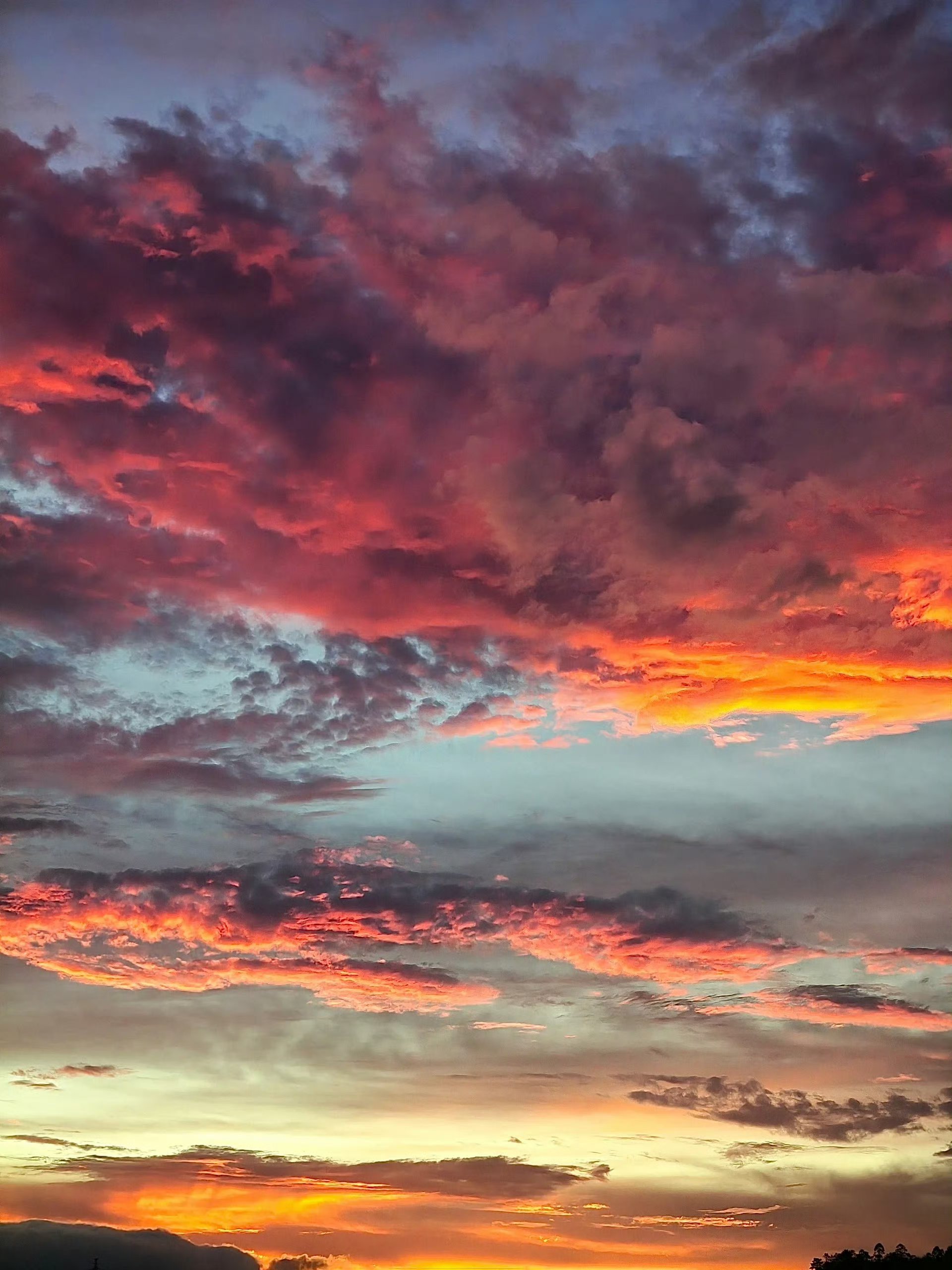 绝美晚霞 落霞壁纸