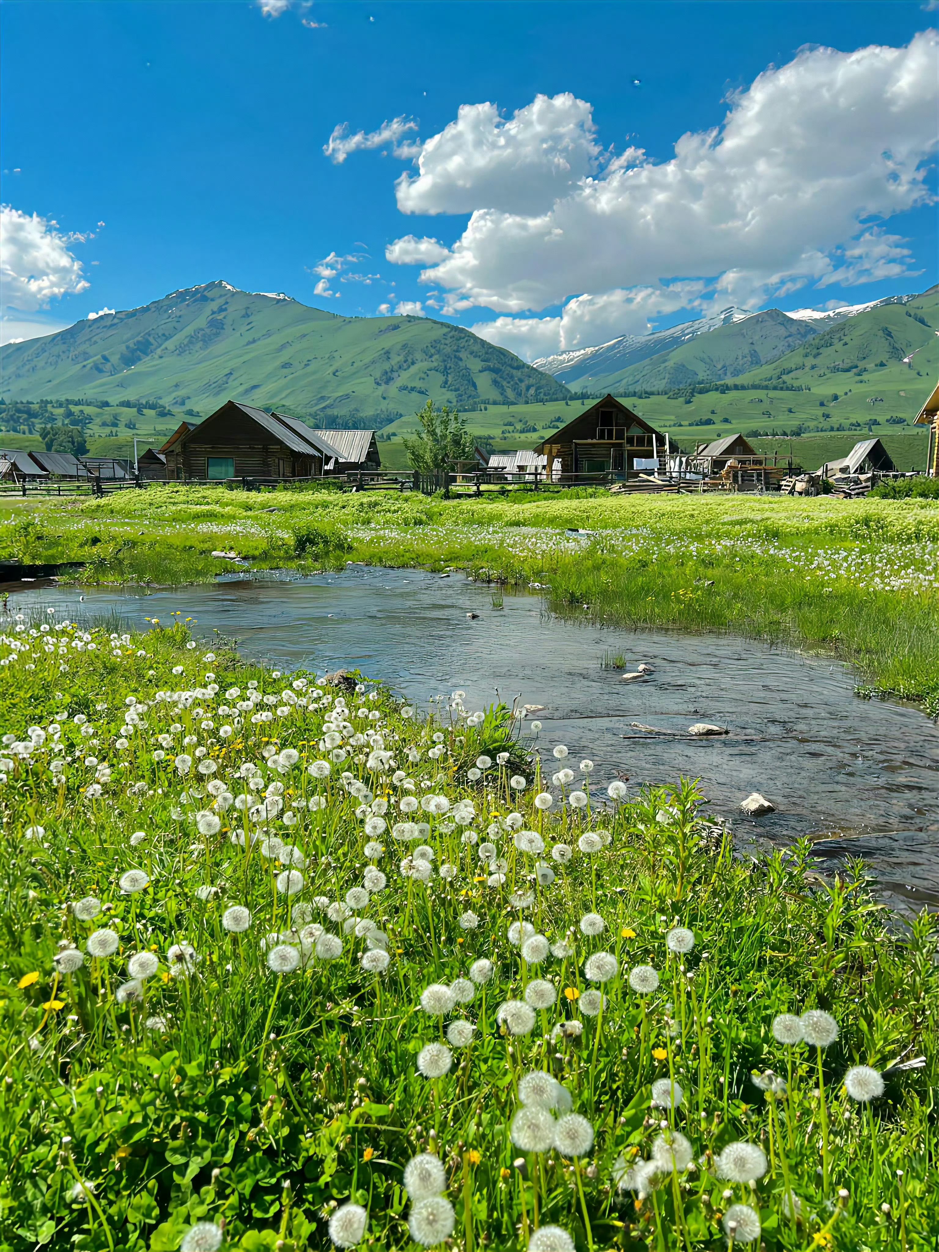 山村美景壁纸图片