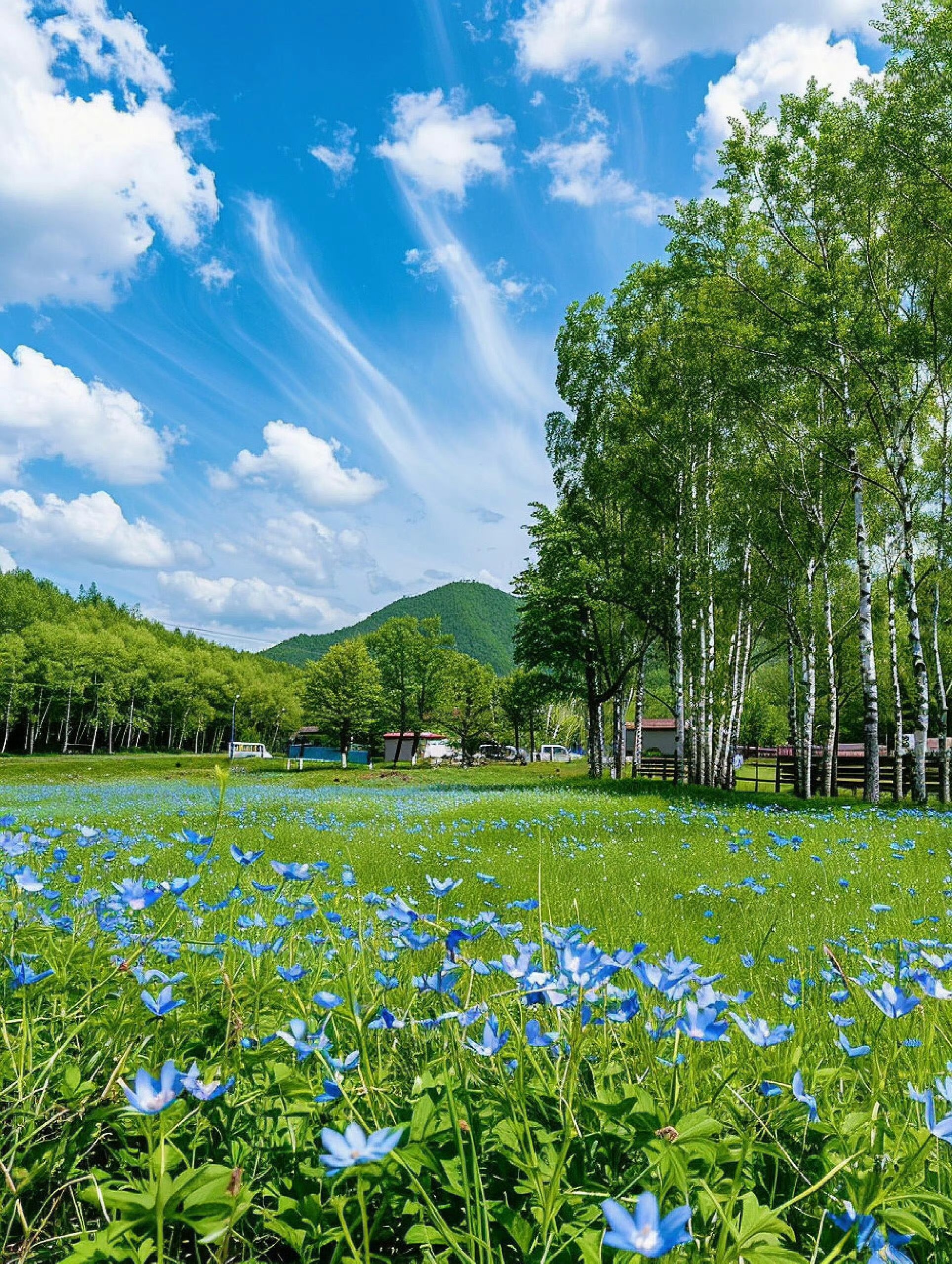 绿草蓝天风景壁纸图片图片