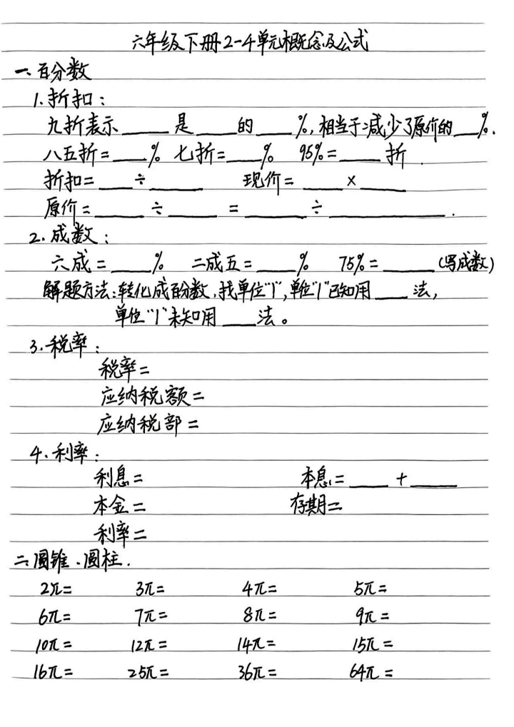六年级数学税率(六年级数学税率教学反思)  第1张