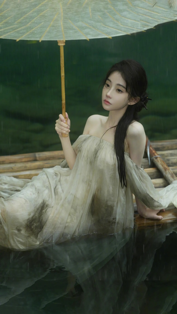 冯提莫最新美照,皮肤白皙,意境撩人,纯欲风满满!