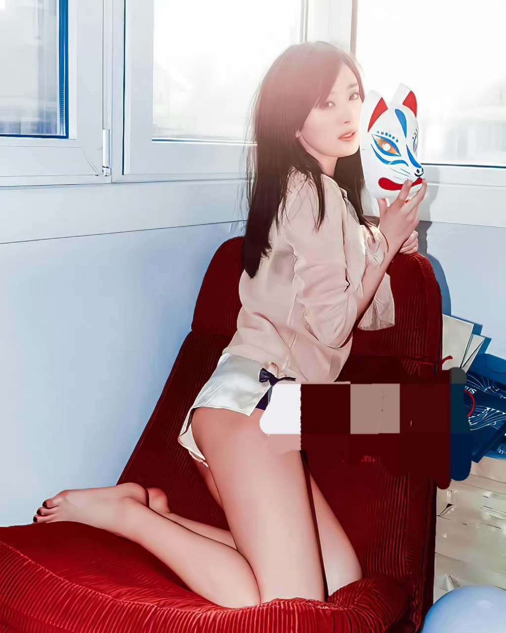 大幂幂男人装照片,图3绝美,每一张都是她的巅峰!