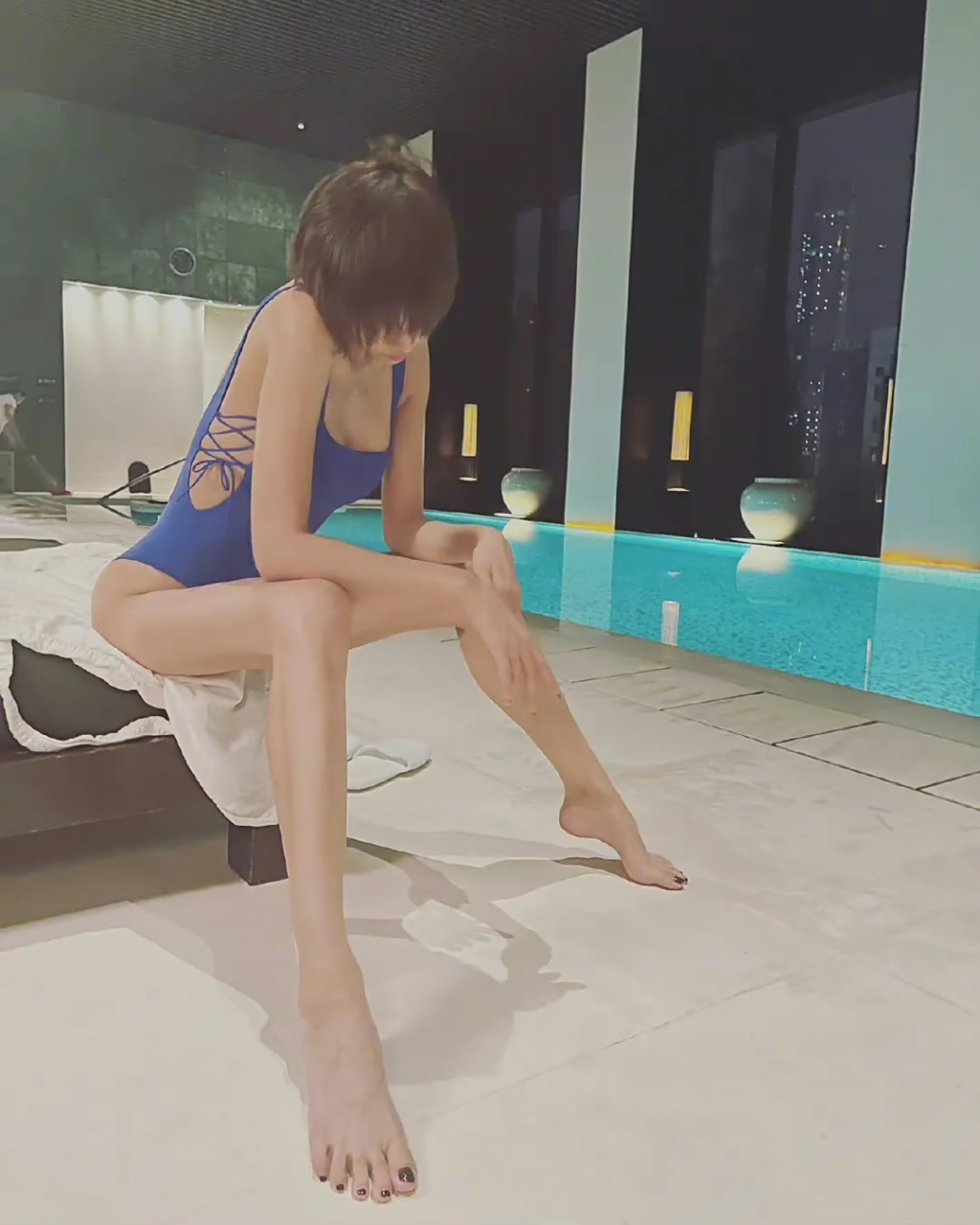 张蓝心绝对是身材最火辣的"龙女郎",没有之一!