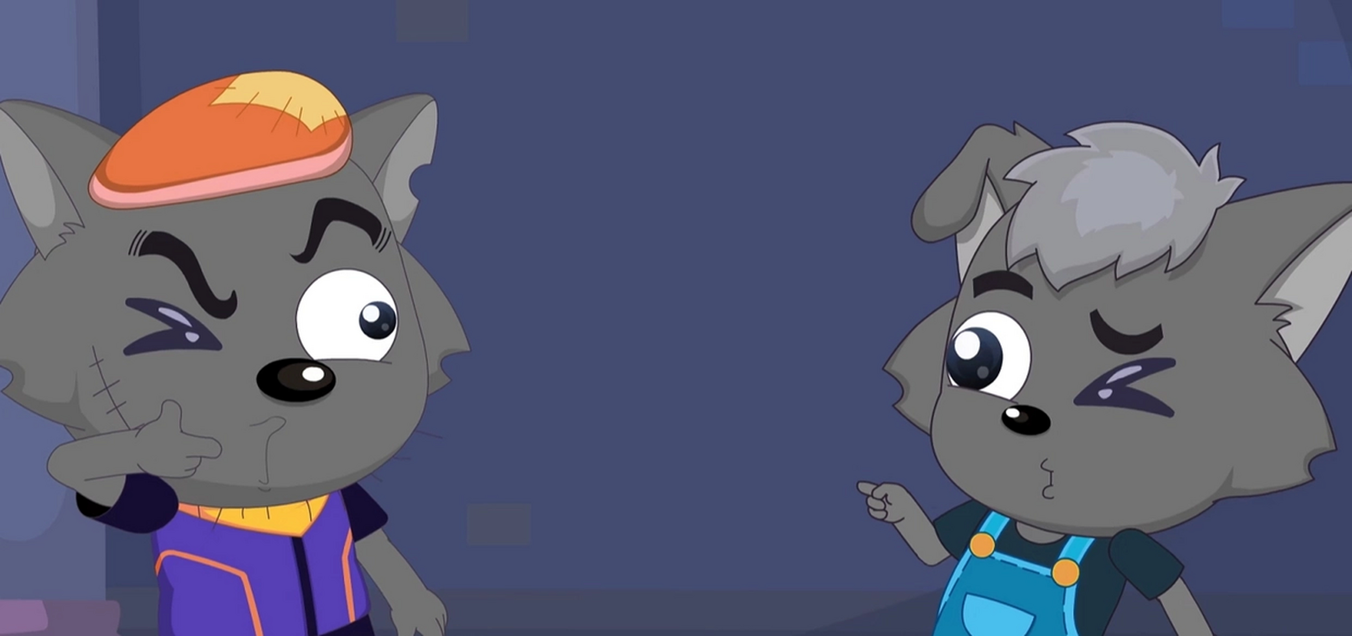 发一张小灰灰长大的图片和一张紫藤花精灵王御姬的图片