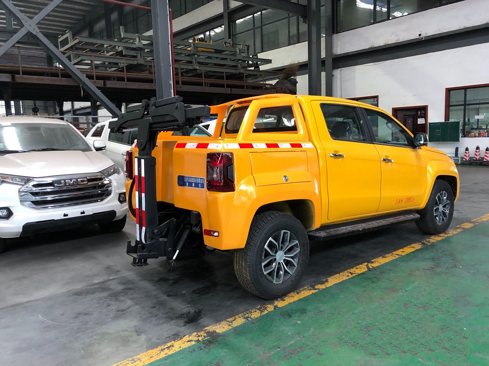 江铃域虎7皮卡清障车,可家用可商用,地库狭小路段救援拖车神器!