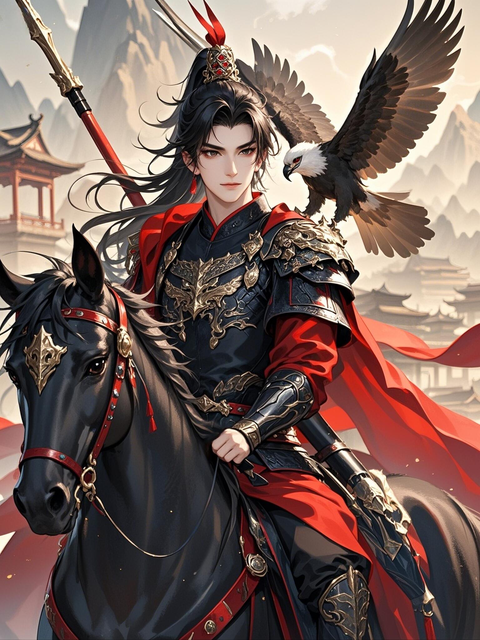 剑图片庚金动漫图片杀神骑马图片庚金图片铠甲七杀攻身,乱世英雄之格