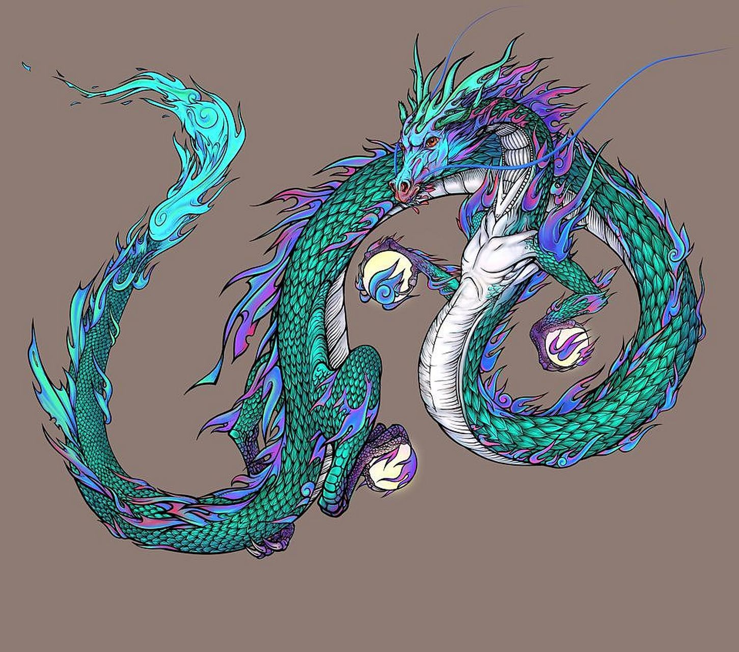 龙,是中华民族的图腾,也是神话传说中的奇异动物.