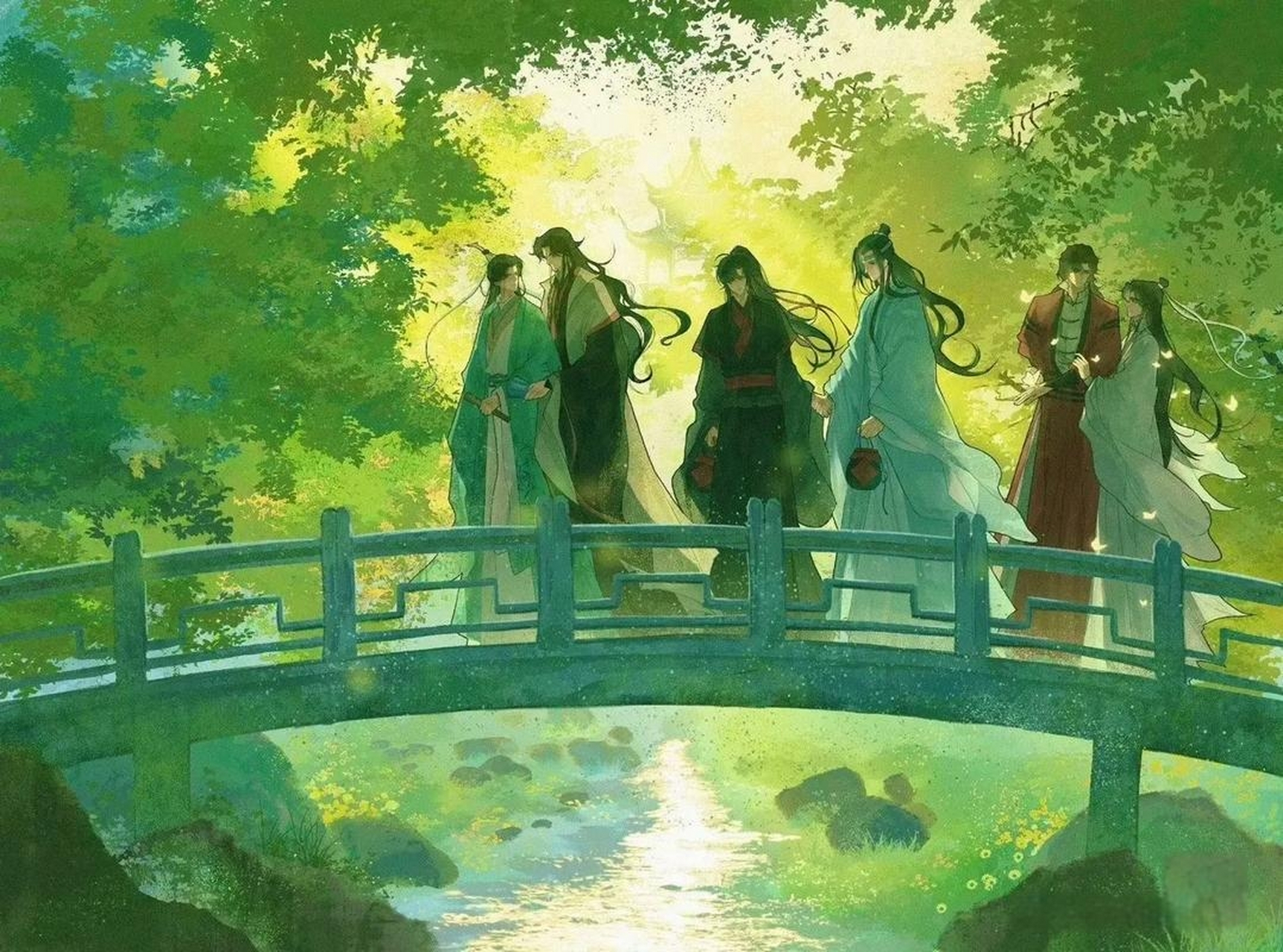 墨家三宝全家福