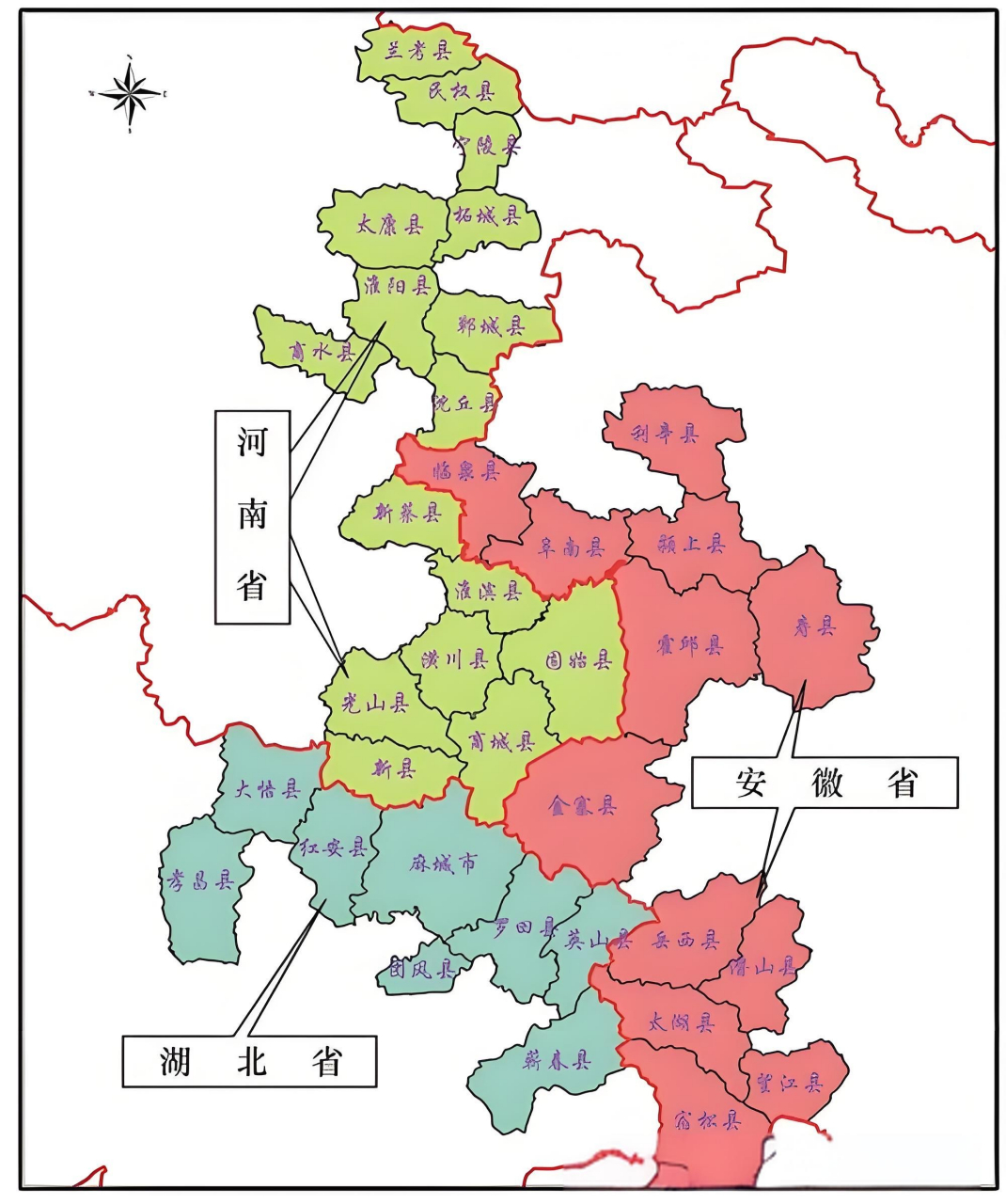 安徽六安地图位置图片