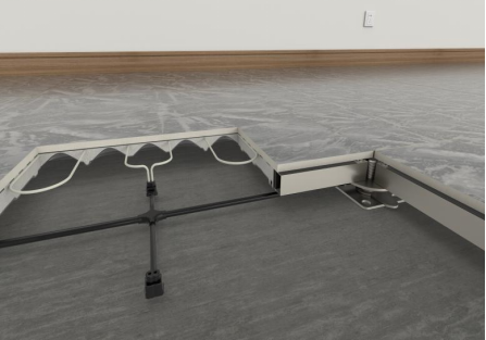 发热架空地板,地暖架空地板 采用瓷砖作为装饰面层,在