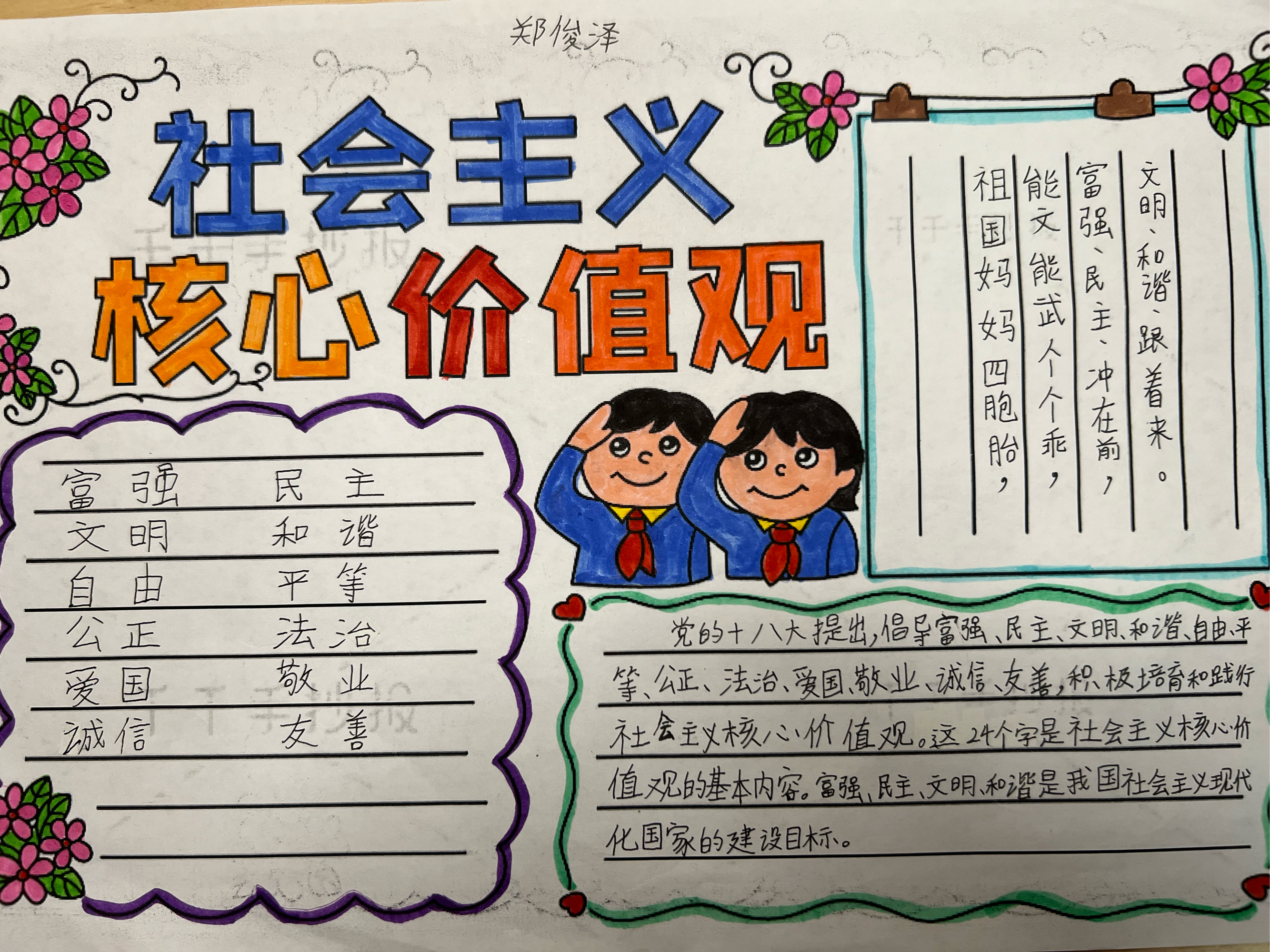 小学生手抄报