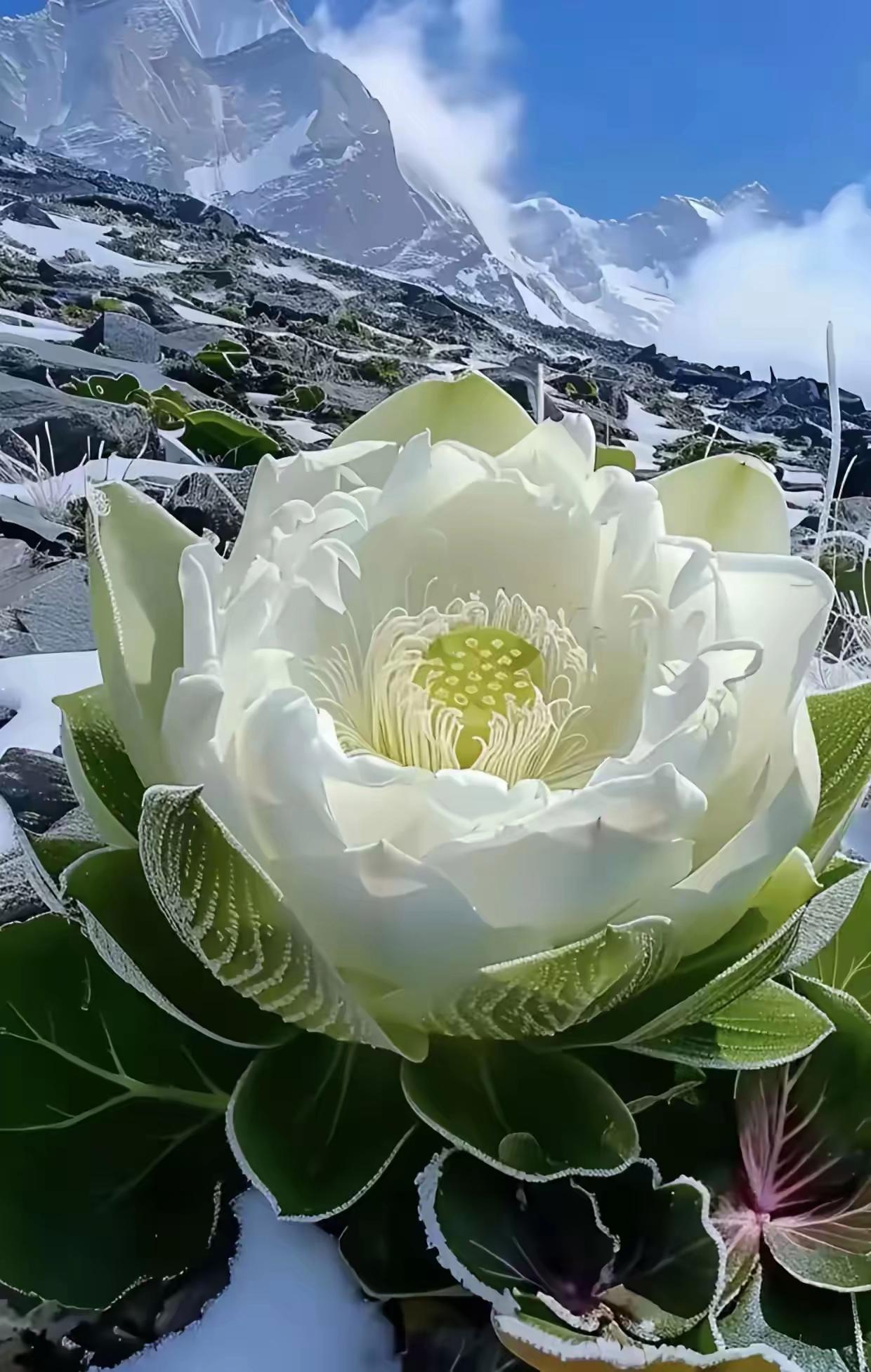 雪莲花开了,见者暴富