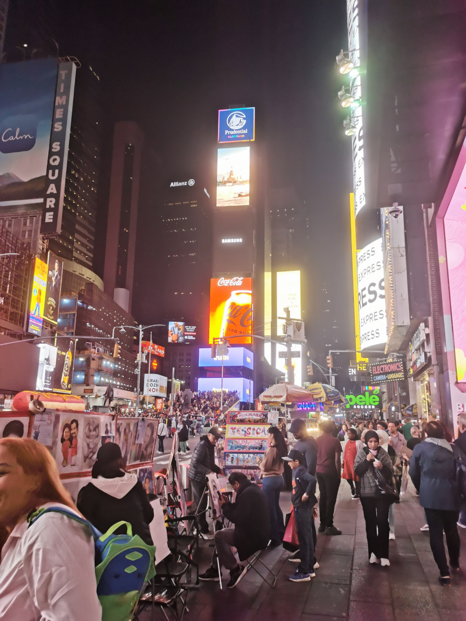 我的美国旅行日记之纽约时代广场夜景.